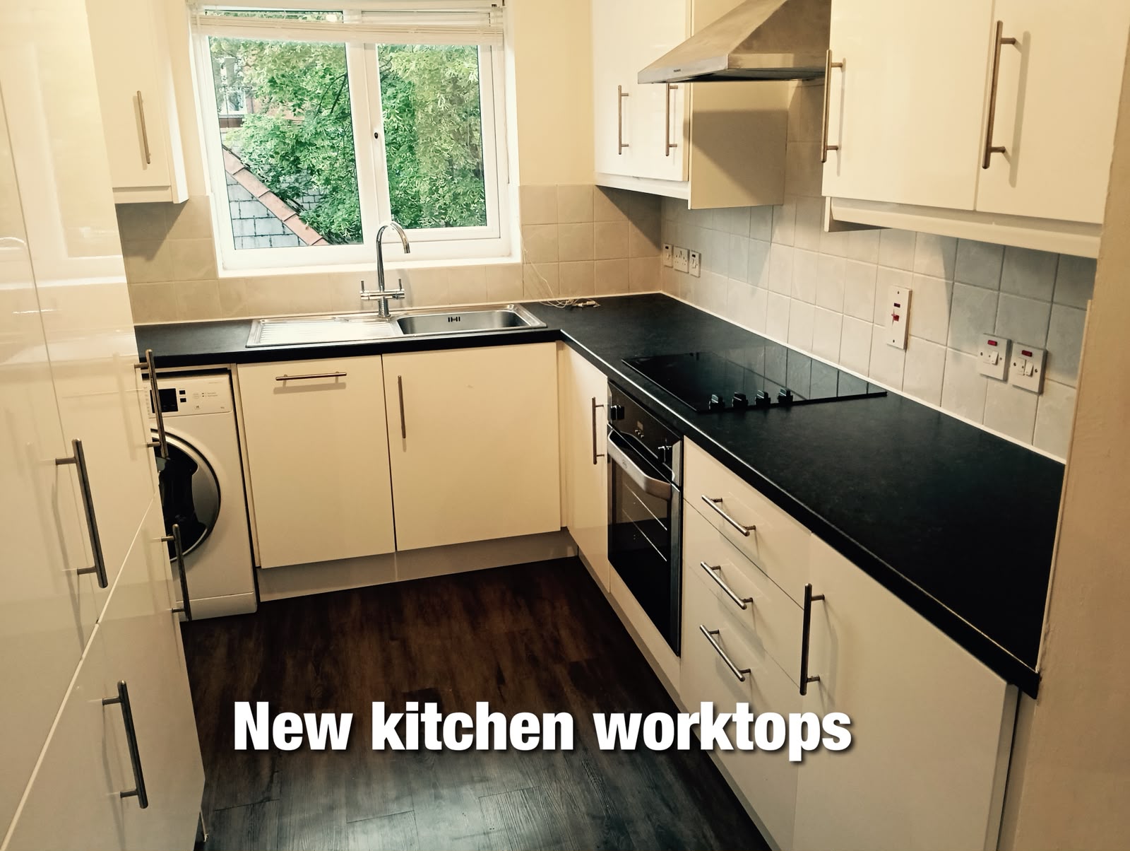 New kitchen worktops installed